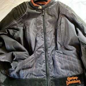 HARLEY-DAVIDSON RIDING JACKET WITH PADDED PROTECTION
